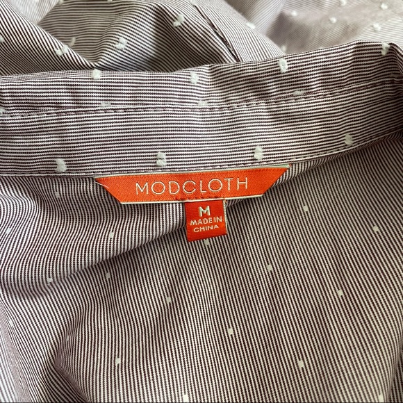 MODCLOTH button down shirt dress - Picture 8 of 9